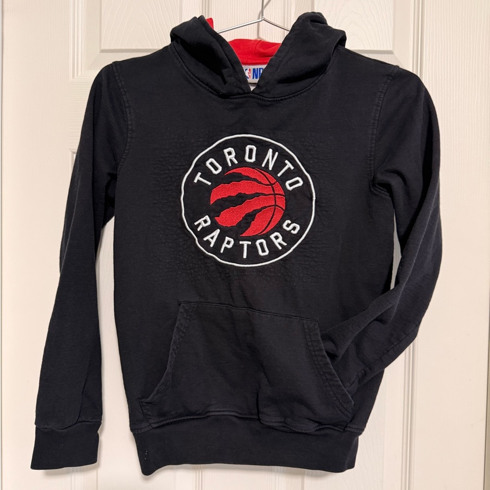 NBA Toronto Raptors Kids Black and Red Hoodie